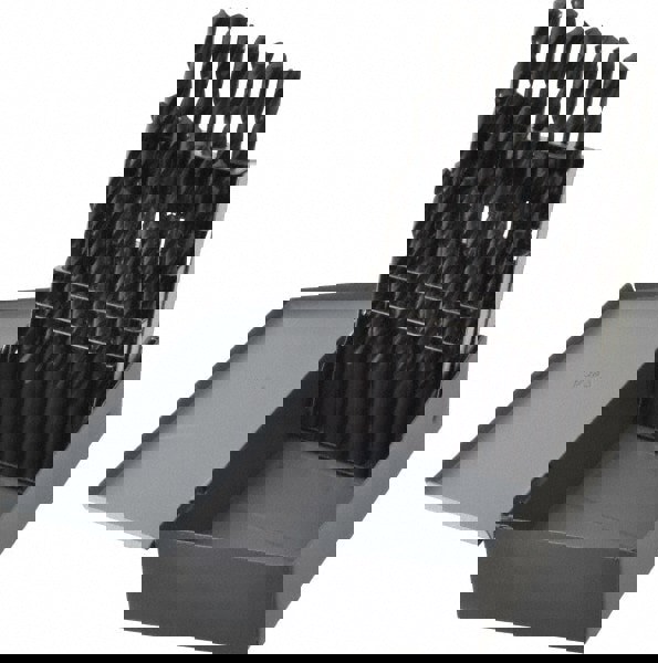 Drill Bit Set: Jobber Length Drill Bits, 26 Pc, 118 °, High Speed Steel